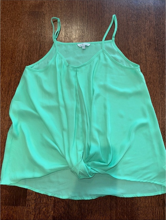 Naked Zebra Tops - Naked Zebra Women's Light Green Sleeveless
